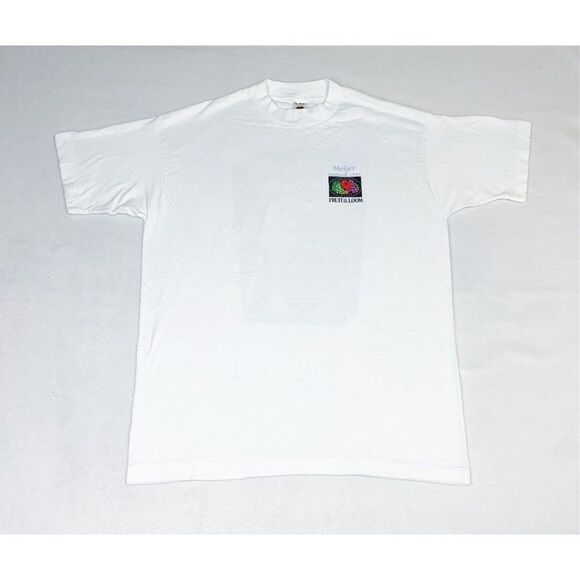 Vintage 1995 Meijer Outlook T-Shirt White XL Grocery Store The Mystery of Retail - Picture 2 of 10